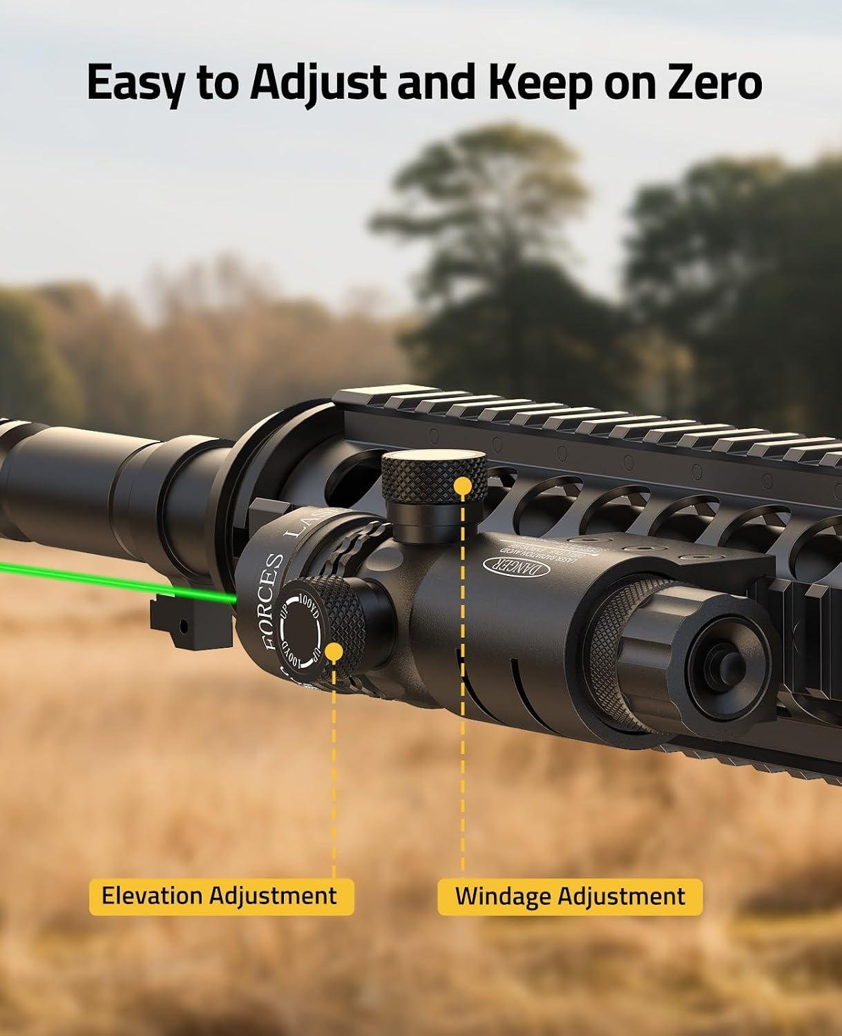 Our Take: CVLIFE's Dual-Mount Green Laser Sight