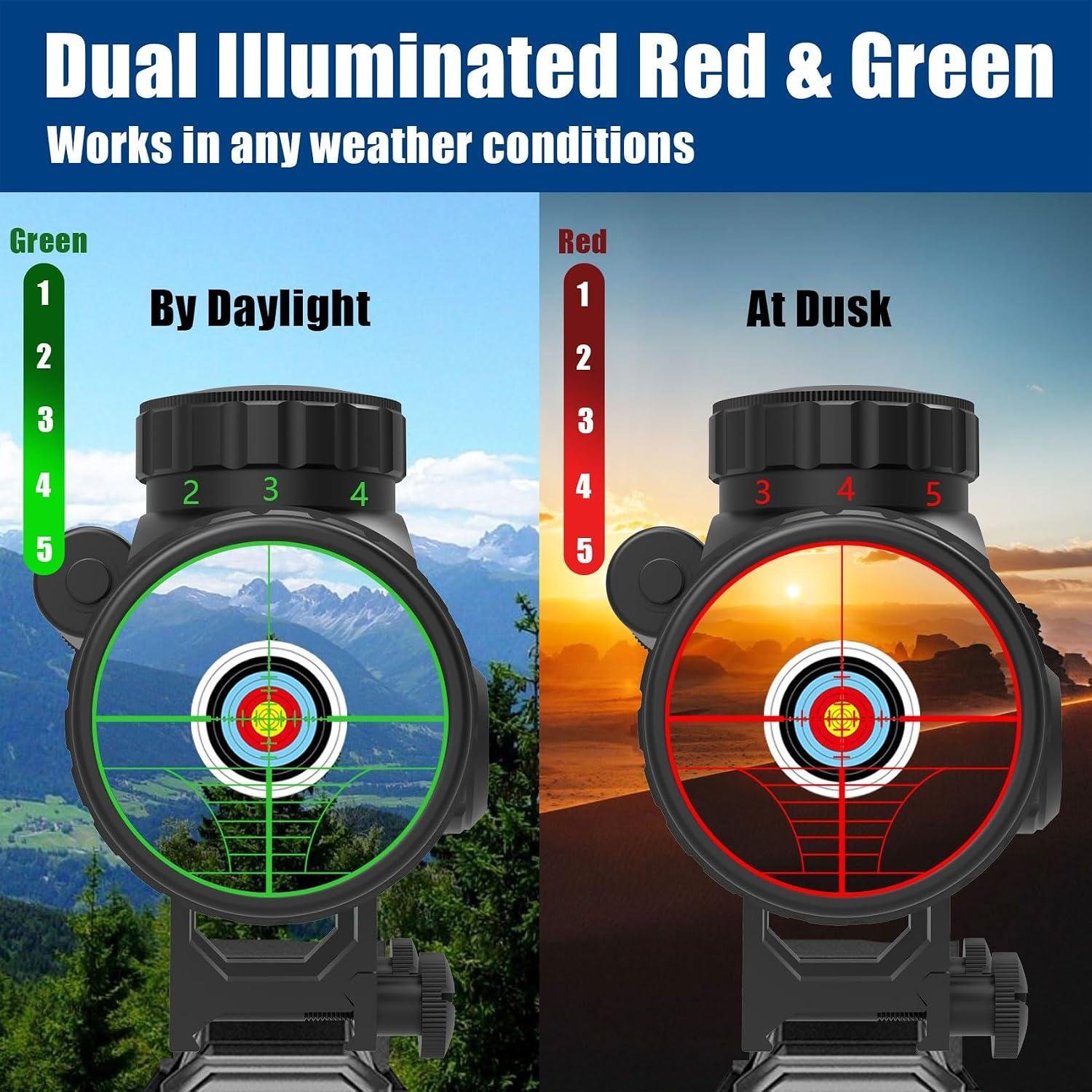 We Test UUQ's ‍3-9x40 ⁢Scope with Red/Green​ Laser