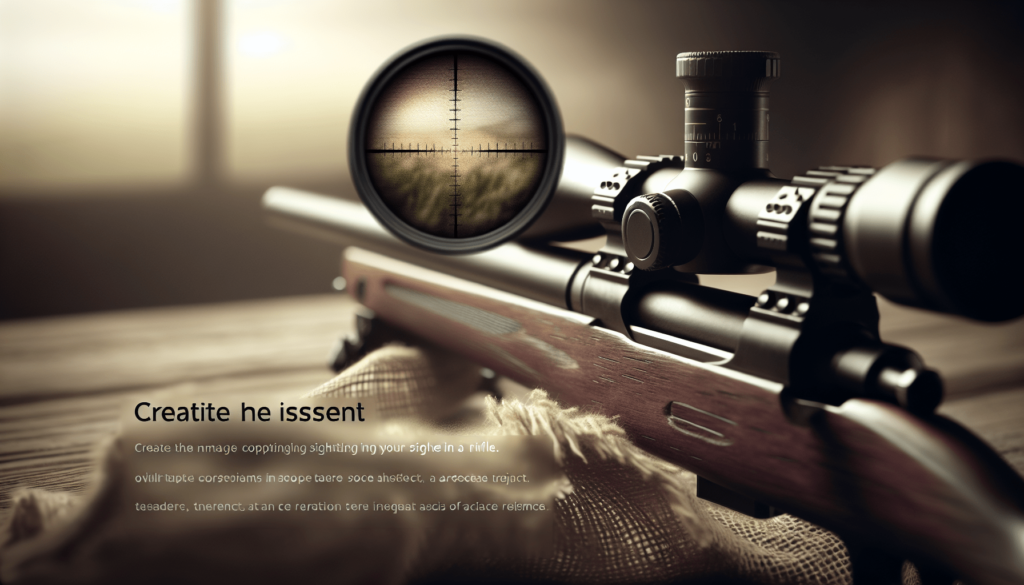 How To Sight In Your Rifle For Beginners