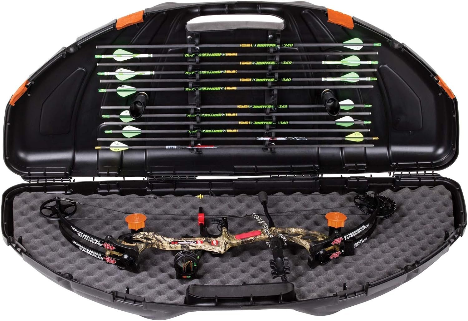 Flambeau Outdoors 6461SC Safe Shot Bow Case, Portable Bow Storage,Black