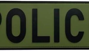 Patch Perfect: Personalize with Police PVC Precision!