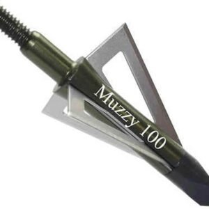Muzzy 225 Bowhunting 100 Grain, 3 Blade Broadhead, 1-3/16" Cutting Diameter, 6 Pack,MULTI