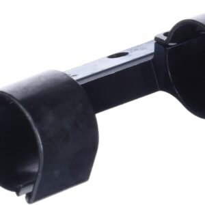 Weaver Side Mount Base - 1-Inch High Bracket and Rings, Gloss Black