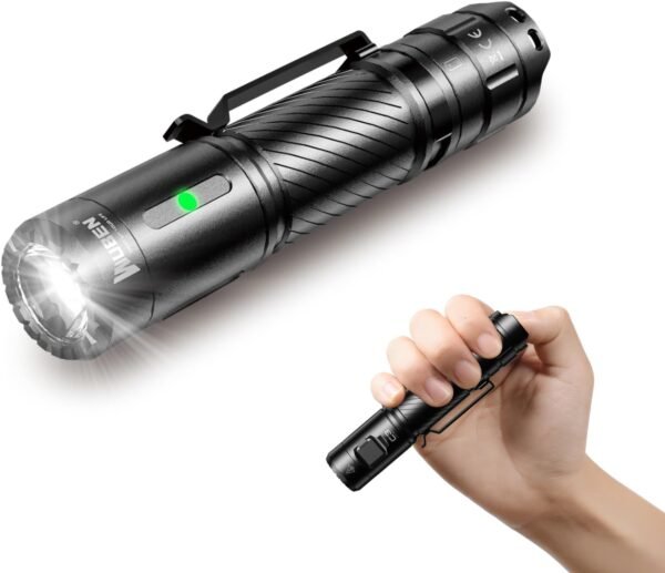 WUBEN C3 Flashlight 1200 High Lumens Rechargeable Flashlights 6 Modes Super Bright IP68 LED Tactical Flashlight for Camping, Home, Emergency, Rescue, Hunting, Inspection, Repair, Tool Gifts for Men