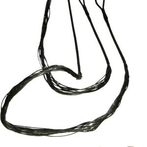 KESHES Dacron Bow String Replacement for Archery Recurve Traditional & Longbow Bows Bowstring - Sizes 12, 14, 16 Strands - Length Sizes 44-70 Inches, 2 Brass Nocks Included