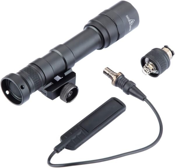 Assletes Tactical Flashlights, Black Rifle Weapon Light,Pressure Switch Included