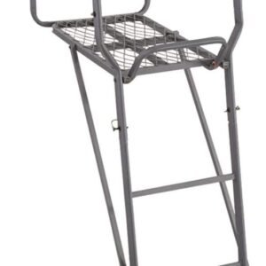 Guide Gear 15.5' Climbing Ladder Tree Stand for Hunting with Mesh Seat, Hunting Gear, Equipment, and Accessories