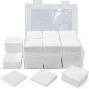 900/1800 PCS Gun Cleaning Patches - Highly Absorbent Gun Patches, Lint-Free Gun Cleaning Cloth - 2"x2" Cleaning Patches for Firearms 9mm /.30cal, Bulk Gun Cleaning Wipes - Gun Cleaning Supplies