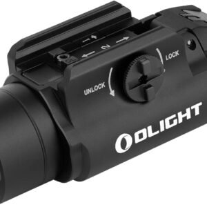 OLIGHT PL-3S Valkyrie 1000 Lumens Compact Weaponlight Rail-Mounted Tactical Light LED with Rail Locating Keys for 1913 Picatinny, GL Style (Black)