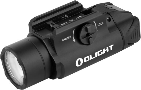 OLIGHT PL-3S Valkyrie 1000 Lumens Compact Weaponlight Rail-Mounted Tactical Light LED with Rail Locating Keys for 1913 Picatinny, GL Style (Black)