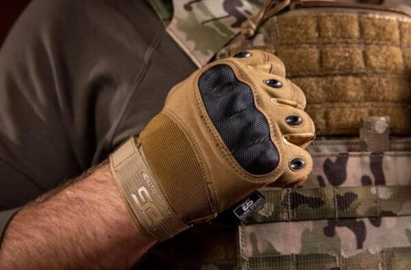 Glove Station - Tactical Shooting Hard Knuckle Gloves for Men and Woman with Touchscreen Fingers - Durable and Comfortable Hand-Gear for Outdoor Work Shooting and Hunting