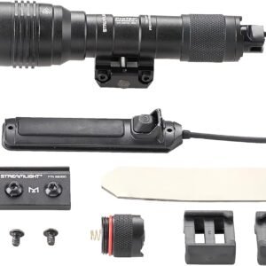 Streamlight 88066 ProTac Rail Mount HL-X 1000-Lumen Multi-Fuel Weapon Light with Remote Switch, Tail Switch, Clips, and CR123A Batteries, Box, Black