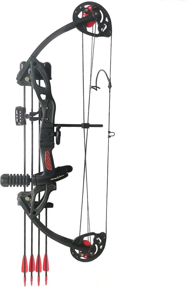 Compound Bow Archery for Youth and Beginner, Right Handed,19”-28” Draw Length,15-29 Lbs Draw Weight, 260 fps