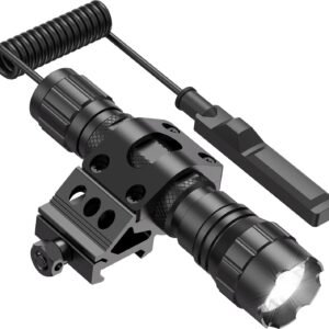 Feyachi Tactical Flashlight LED Weapon Light 1200 Lumen with Picatinny/M Lock Rail Mount and Pressure Switch Included