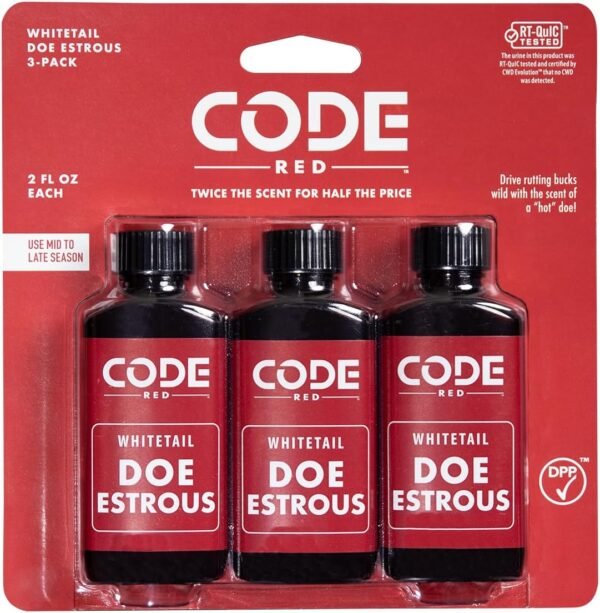 Code Blue Whitetail Doe Estrous Triple Pack , 2 oz