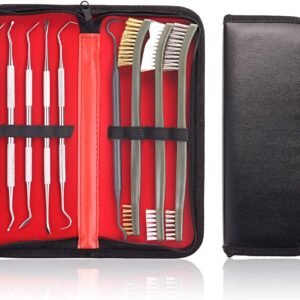 Gun Cleaning Brushes Picks Kit Set Brass Copper Steel Nylon Stainless Steel Ploymer Pick Set Bristle Brushes