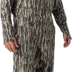 Realtree Men's Camo Hunting Cotton Bib Overalls, All-season Uninsulated Camouflage Bib Overalls for Outdoor Activities