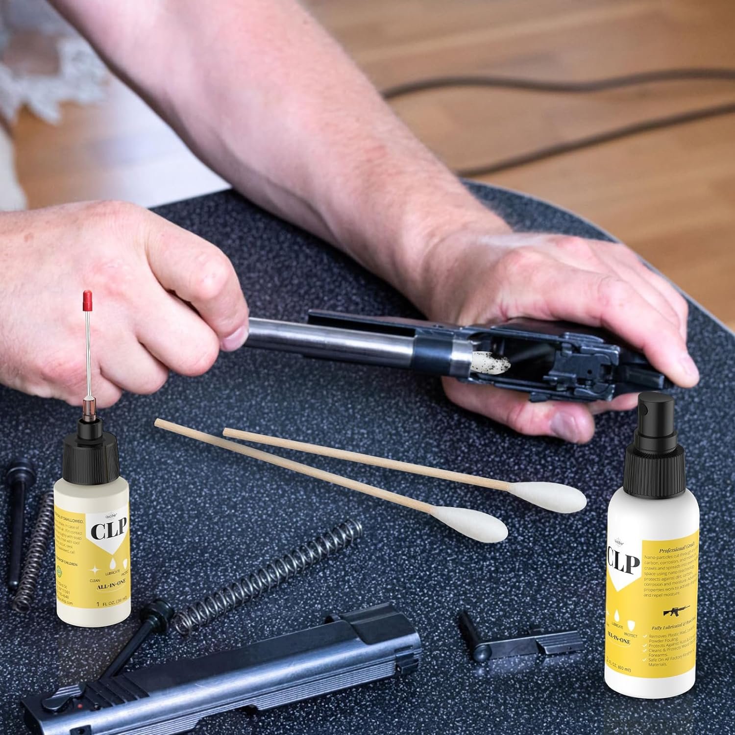 Premium High Viscosity Gun Cleaner Lubricant Oil - Rifle Firearm Pistol Protector 67ml