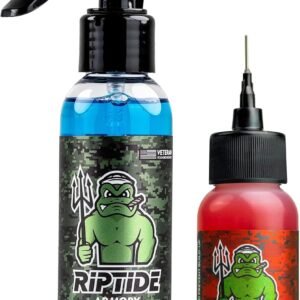 Riptide Armory Advanced Gun Cleaner & Gun Oil Kit - Cleans, Lubes, Protects Targeted Long-Lasting Formula - Nano Coat Technology - Veteran Founded & Formulated by Former US Navy Seal