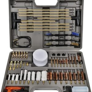 GLORYFIRE Elite Gun Cleaning Kit, Handgun Shotgun Pistol Universal Cleaning Kit with All Brass High-end Brushes, Jags, Reinforced and Lengthened Rods