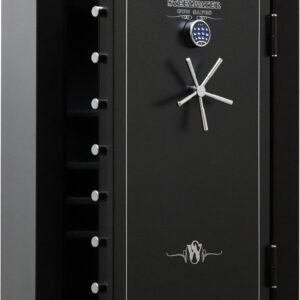 STEELWATER GUN SAFES New Improved Heavy Duty E.M.P Proof, 39 Long Gun, 60 MInute Fire Protection, Auto LED LIghts, Dehumidifier, Door Organizer, Interior Outlet, for Rifles and more. AMLD593924-EMP