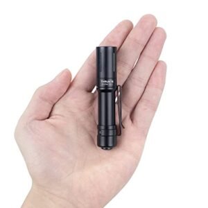 ThruNite EDC Flashlight Archer Mini, 405 Lumens Tail Switch LED Flashlight, USB C Rechargeable Little Pocket Penlight for Camping, Outdoor, and Emergency - Cool White