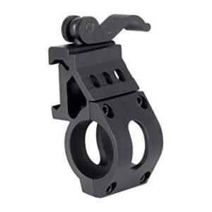 Monstrum 1 Inch Offset Picatinny Rail Mount for Flashlights with Quick Release