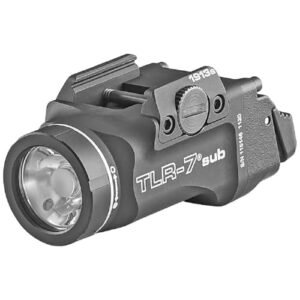 Streamlight 69402 TLR-7 X sub 500-Lumen Tactical Weapon Light Designed Exclusively and Solely for Select 1913 Short Railed Subcompact Handguns, Includes Mounting Kit and Keys, Black