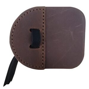 Southland Archery Supply Barebow Suede and Leather Finger Tab Bare Bow Archery Shooting (Large - 3.3" W x 2.7" H)