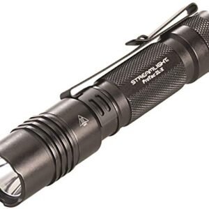 Streamlight 88062 ProTac 2L-X 500-Lumen EDC High Performance Multi-Fuel Tactical Flashlight, Includes CR123A Batteries, Holster, and Clip, Clear Retail Packaging, Black