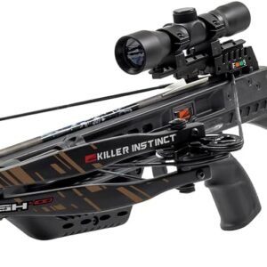 Killer Instinct Rush™ 400 Crossbow PRO Package with Crank Cocker. 400 FPS Ready to Hunt Crossbow Package