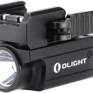 OLIGHT PL-Mini 2 Valkyrie 600 Lumens Magnetic USB Rechargeable Compact Weaponlight with Adjustable Rail, High Performance CW LED Tactical Flashlight with Built-in Battery