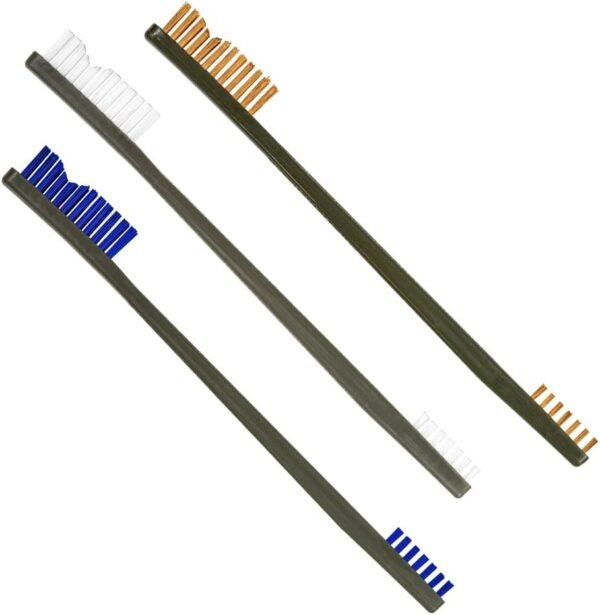 Otis Technology 3 Pack AP Brushes (Nylon/Blue Nylon/Bronze)