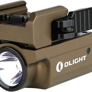 OLIGHT PL-Mini 2 Valkyrie 600 Lumens Magnetic USB Rechargeable Compact Weaponlight with Adjustable Rail, High Performance CW LED Tactical Flashlight with Built-in Battery