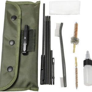 Rifle Gun Cleaning Kit Set Pistol Brushes Cleaner for 5.56mm .223 22LR .22 Cal