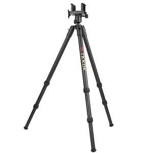 TKKOK D360 pro Hunting Tripods with Aluminum 360 Degree Ball Head, Adjustable Legs, for Hunting Shooting Tripod