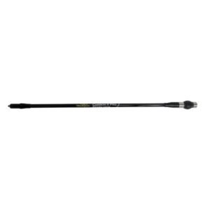 SAS Carbon X Pro Bow Stabilizer Main Bar for Compound Bows with Dampener and Weights Ultra Lightweight 27in 30in (27", Black)