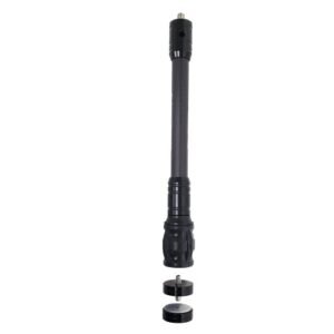 SAS Carbon X Hunting Pro Bow Stabilizer for Compound Bows with Dampener and Weights Ultra Lightweight High Modual with Matt Finish - 12in