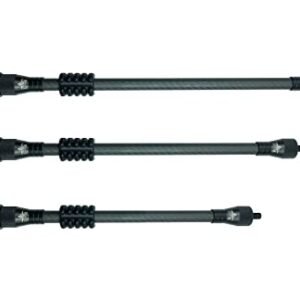 GHA Waspsting Bow Stabilizer for Compound Bow Hunting and 3D Range Shooting, High Modulus Carbon, Light Weighted, 8”10”12” Single Unit (Length 6")