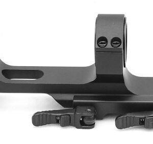 Flat Top Offset One Piece QD Scope Mount with Quick Release Cam Locks 1913 Picatinny Rails