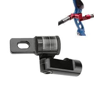 AMEYXGS Archery Bow Stabilizer Single Side V-bar Fully Adjustable V-Bar Mount Quick Disconnect Bow Rod Stabilizer (Black)