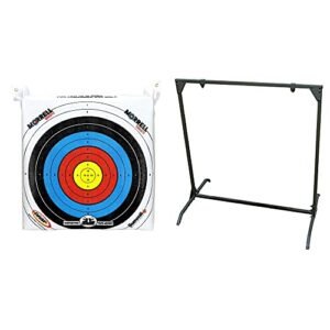 Morrell Lightweight Portable Youth Range NASP Field Point Archery Bag Target with 30 Inch Archery Shooting Bag Target Stand, Olive Green