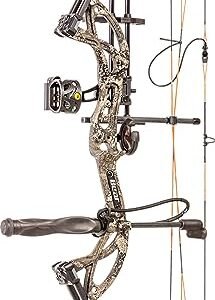Bear Archery Cruzer G2 Ready to Hunt Compound Bow Package for Adults and Youth, Right Hand, True Timber Strata