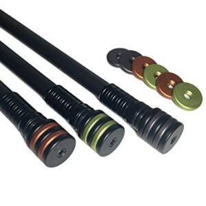 DH Eagleclaw Bow Stabilizer for Hunting and 3D Range Shooting, High Modulus Carbon, Light Weighted (w/Quick Disconnect Mounting kit 12+8in)