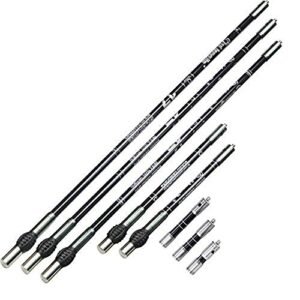 ZSHJGJR Archery Bow Stabilizer Balance Bar Rod System 3-30 Inch Carbon Fiber Stabilizer Damping Shock Absorber for Recurve Compound Bow (12inch, Grey)