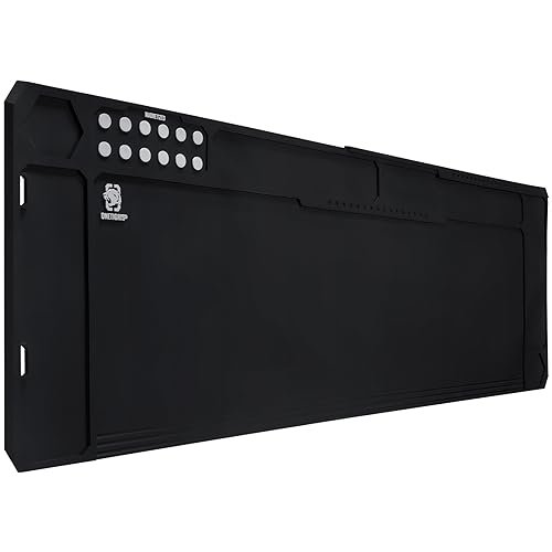 OneTigris Gun Clean Mat Magnectic for Table, Extra Large 48"x16" for AR 1911 Rifle Anti-Slip Rubberized Repair Mat for Gun Parts, Protects Work Surface from Solvents and Oils