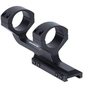 Monstrum Slim Profile Series Offset Cantilever Picatinny Scope Mount | 30 mm Diameter | Black