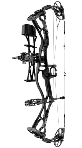 Sanlida 2024 Dragon 10 Flagship Top of The Line Hunting Compound Bow Kit for Adults and Advanced Archers, IBO Speed 340 FPS, Limited Life-time Warranty (Medium Cam(27"-30"), Black, 60-70#)