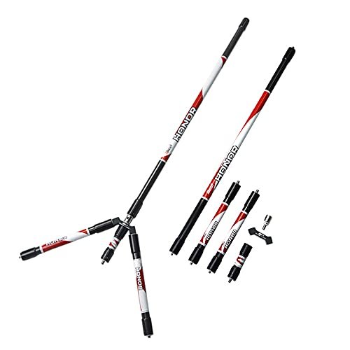 MILAEM Carbon Fiber Bow Stabilizer Rod Set 30" 10" 4" Balance Bar Stabilizer Set Extension Pole Dampen Weight for Compound Bow Recurve Bow (Honor)