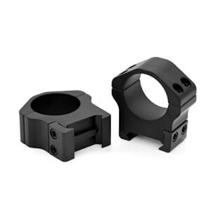 WARNE Scope Mounts Maxima Horizontal, 1 Inch, PA, Optic Rings, Medium, Matte Black